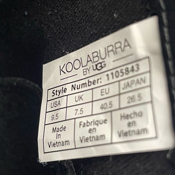 Koolaburra by Ugg Giyah Black Suede Studded Ankle Boots Women’s Shoe Size 9.5 - Picture 12 of 12